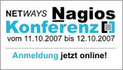 nagkon3 Anmeldung für Nagios Konferenz 2007 gestartet