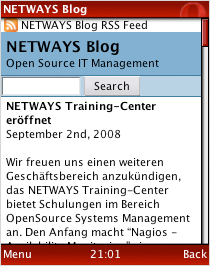 blog pda PDA Ansicht fürs Blog