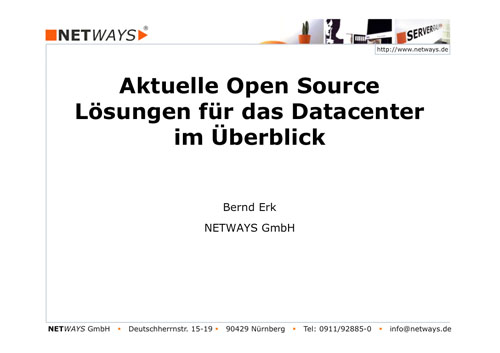 bernd-osdc bernd osdc OSMB Ticker: Vortragsfolien zu Open Source Data Center Lösungen