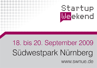 startup weekend Nürnberg Startup Weekend klopft an der Tür