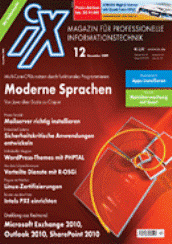ixtitel1209 6cf2b968aa12df4a1 iX Magazin berichtet über OSMC 2009