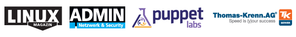 BlogHeader Puppet Labs, Linux Magazin, Admin Magazin und Thomas Krenn als Partner der OSDC 2011