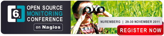 startseite register 6. Open Source Monitoring Conference 2011: Das Konferenzprogramm steht!
