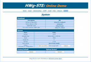 system 300x206 HWg STE Netzwerk Thermometer   ideal für den Einstieg