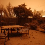 blue mountain backyard snow - lindsay holmwood