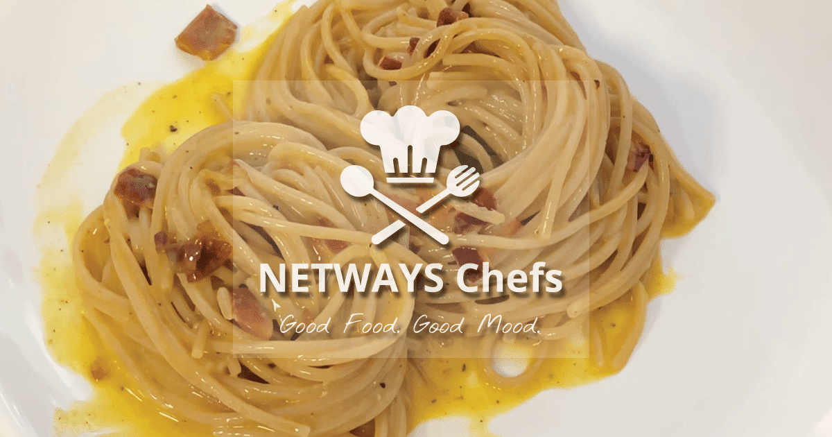 NETWAYS Chefs – Christian kocht Carbonara