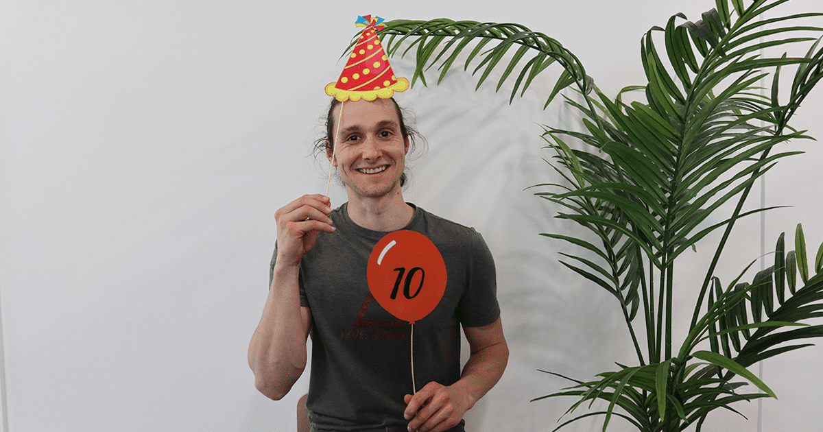 Herzlichen Glückwunsch zum 10-jährigen Jubiläum, Thilo Wening!