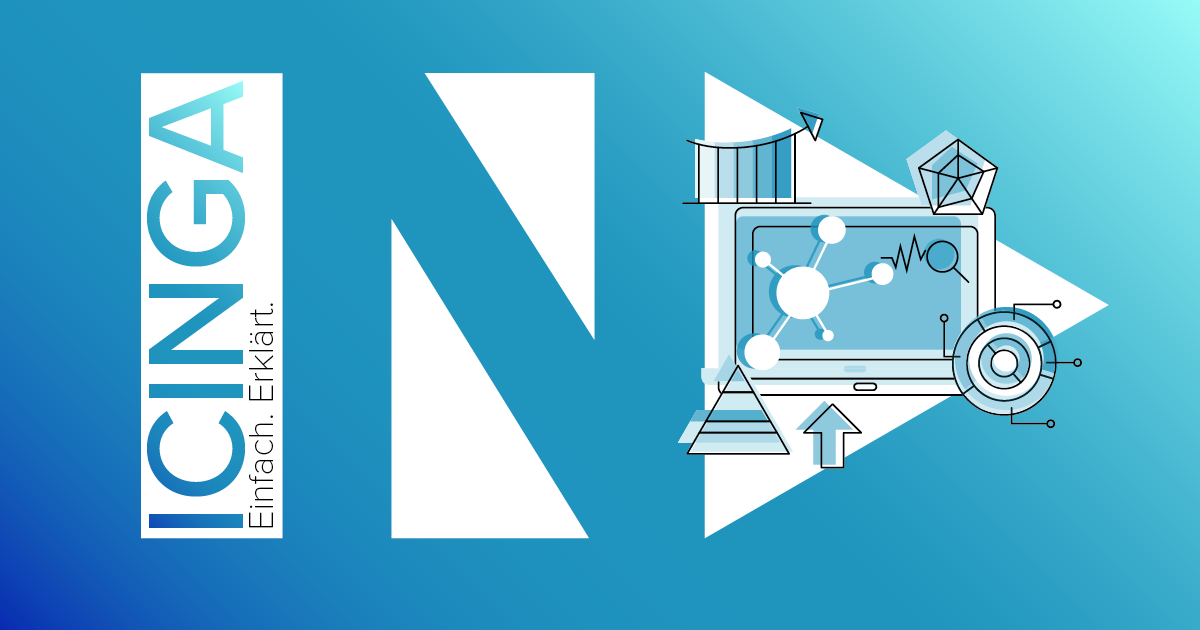 Headerbild für die technische Blogserie "Icinga. Einfach. Erklärt"