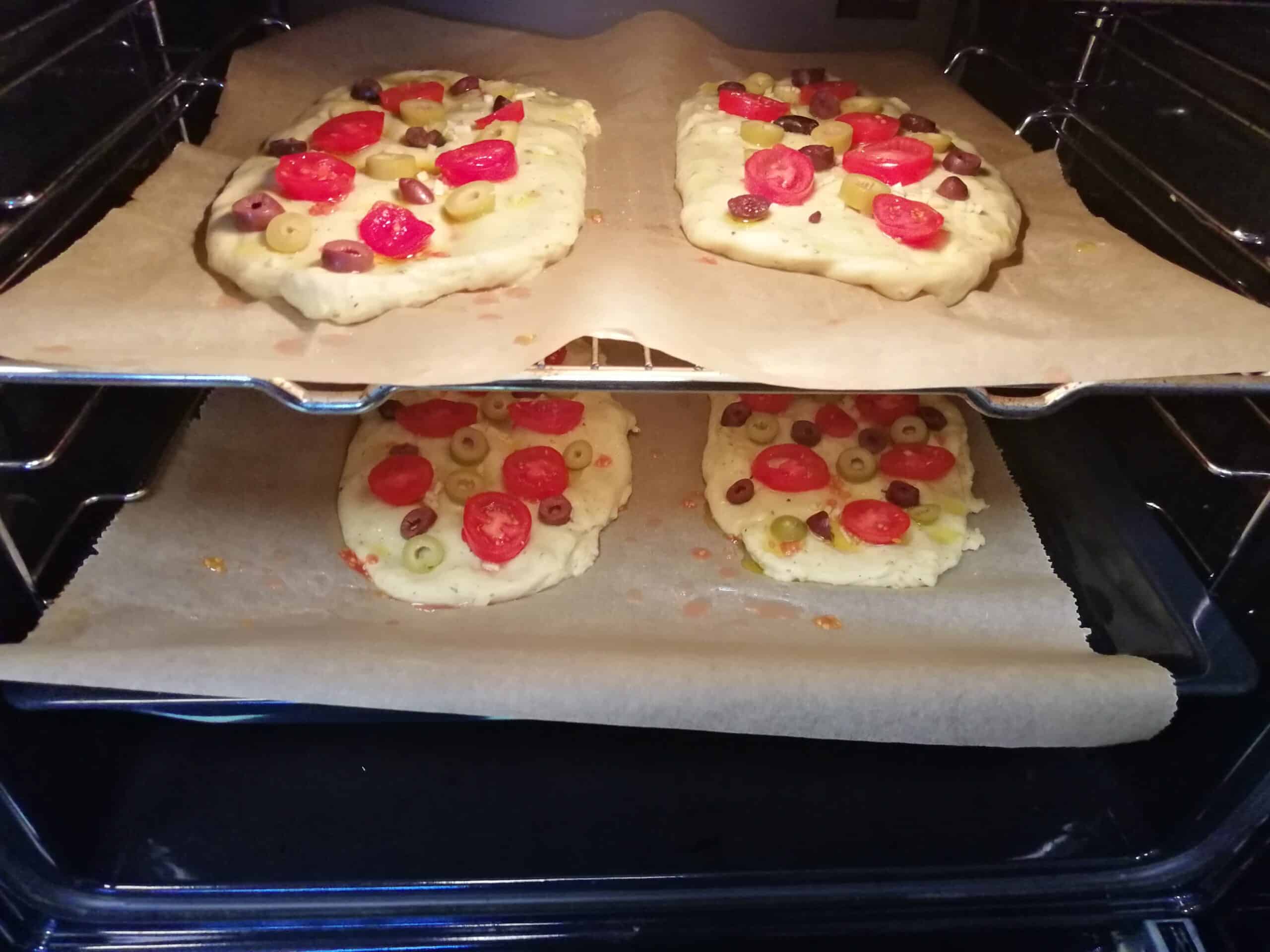 Focaccia im Ofen