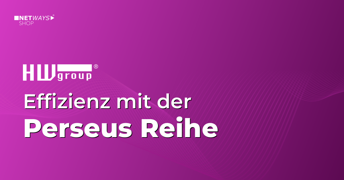 Effizienz mit der Perseus-Reihe von HW group