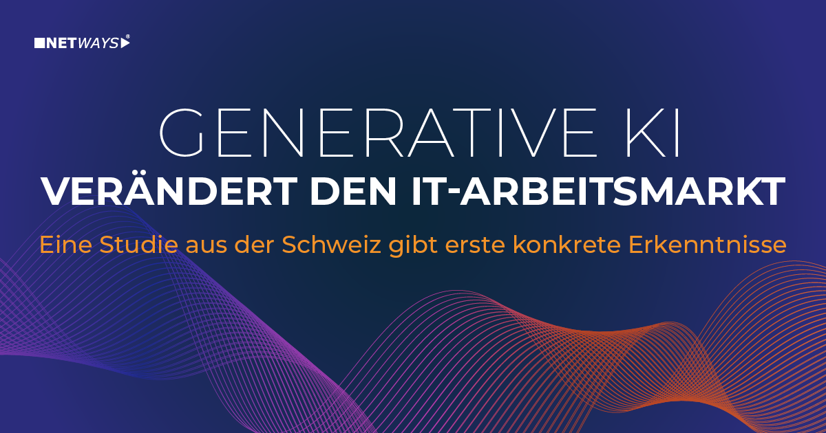 Generative KI verändert den IT-Arbeitsmarkt – Eine Studie aus der Schweiz gibt erste konkrete Erkenntnisse